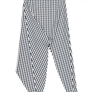 Burberry Black and White Gingham Mini Skirt